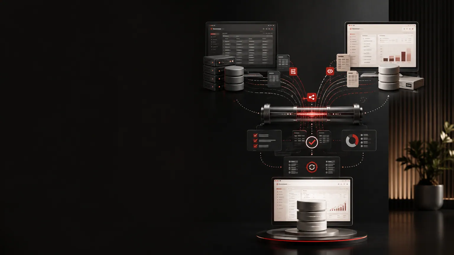 Controlled integration and reconciled data migration